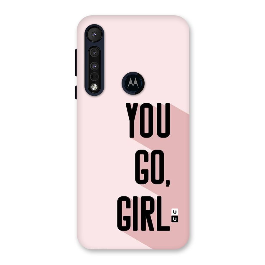 You Go Girl Shadow Back Case for Motorola One Macro