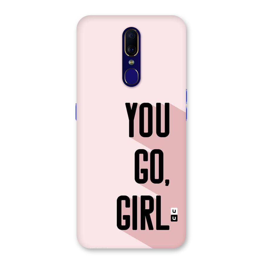 You Go Girl Shadow Back Case for Oppo A9
