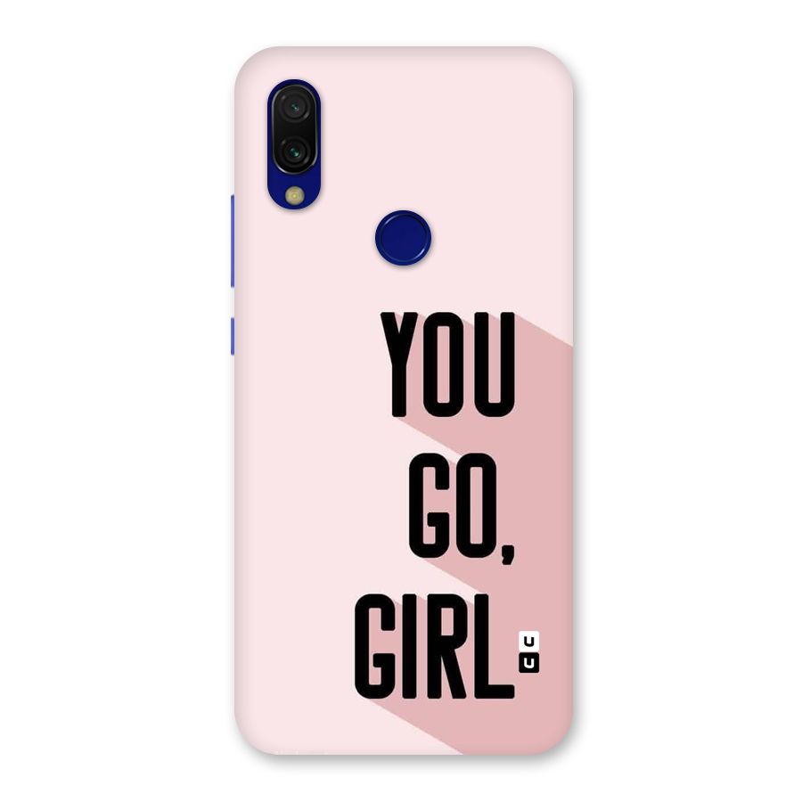 You Go Girl Shadow Back Case for Redmi 7