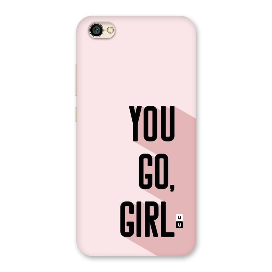You Go Girl Shadow Back Case for Redmi Y1 Lite