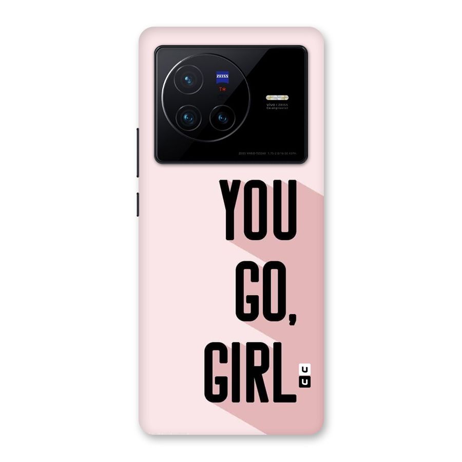 You Go Girl Shadow Back Case for Vivo X80