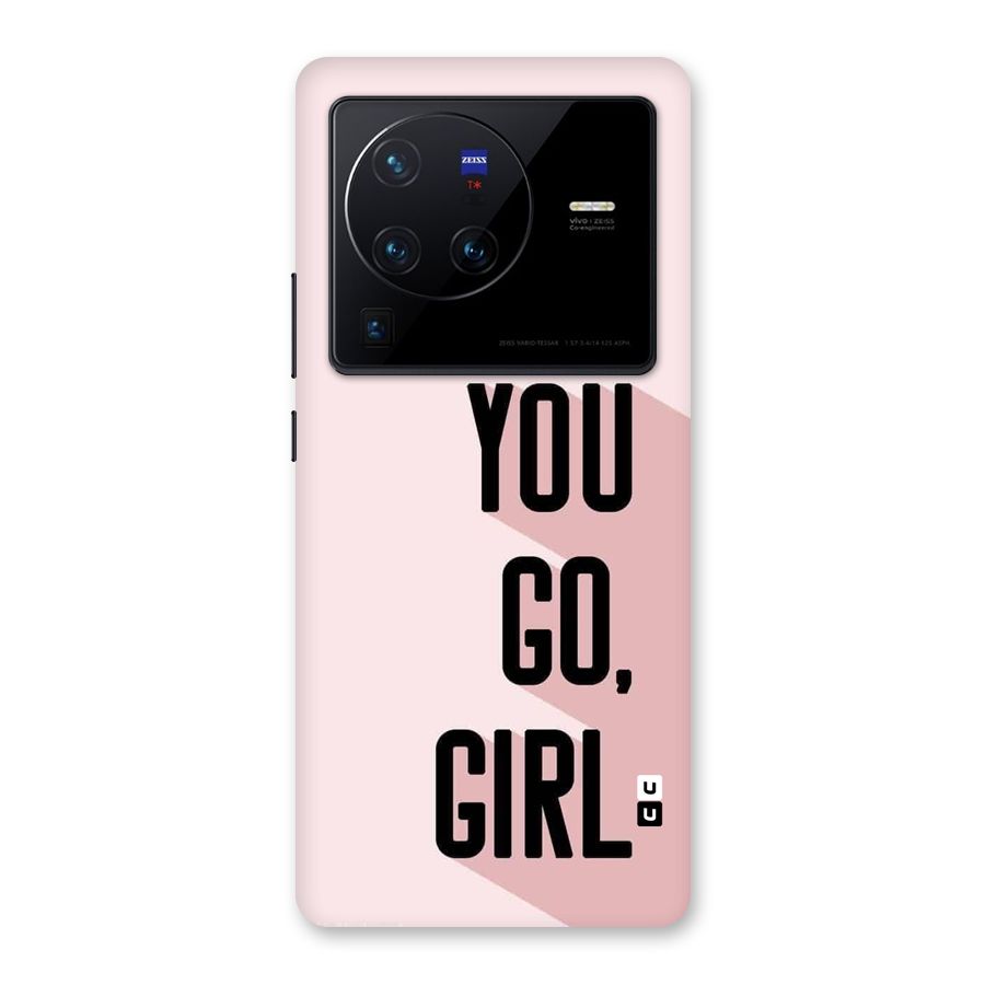 You Go Girl Shadow Back Case for Vivo X80 Pro