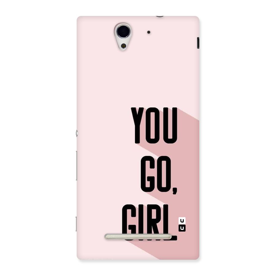 You Go Girl Shadow Back Case for Xperia C3