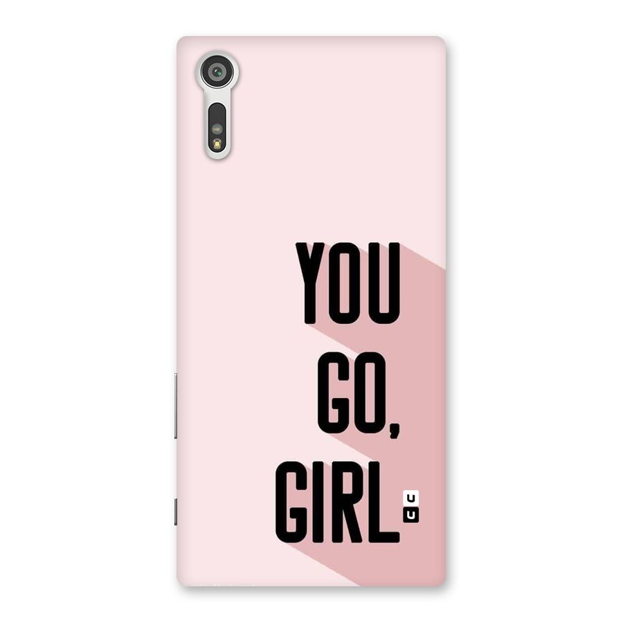 You Go Girl Shadow Back Case for Xperia XZ
