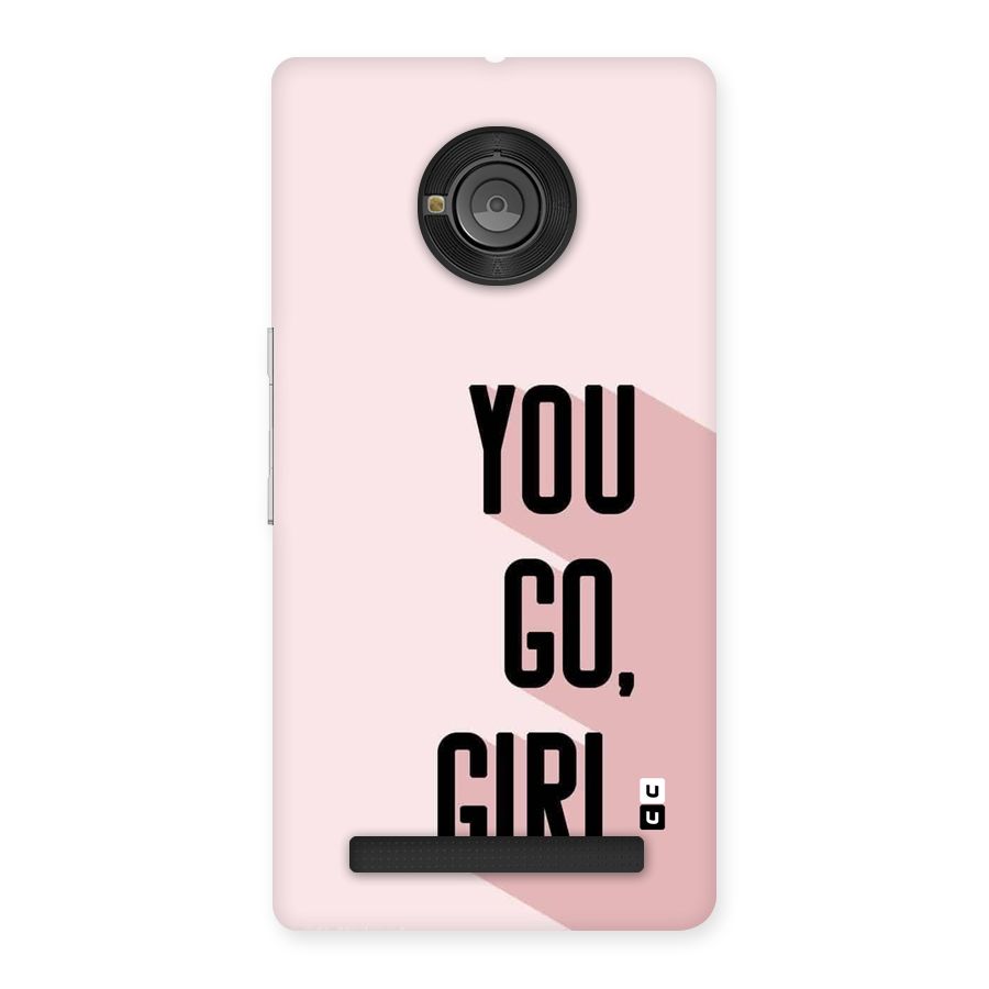 You Go Girl Shadow Back Case for Yunique