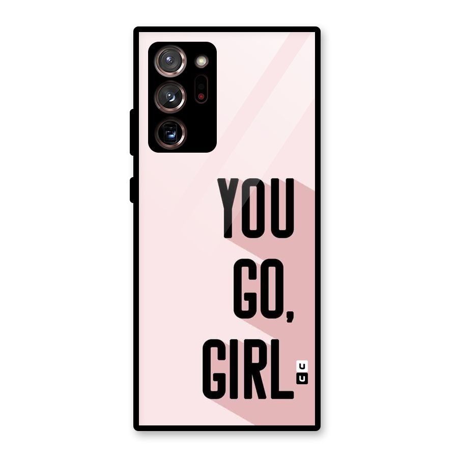 You Go Girl Shadow Glass Back Case for Galaxy Note 20 Ultra 5G