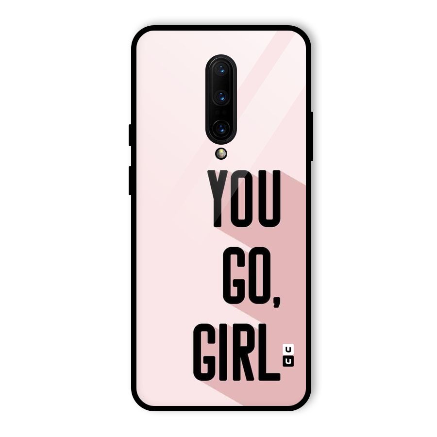 You Go Girl Shadow Glass Back Case for OnePlus 7 Pro