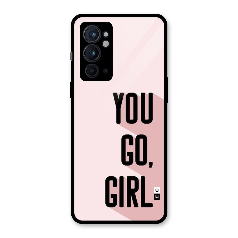 You Go Girl Shadow Glass Back Case for OnePlus 9RT 5G