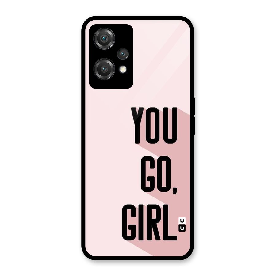 You Go Girl Shadow Glass Back Case for OnePlus Nord CE 2 Lite 5G