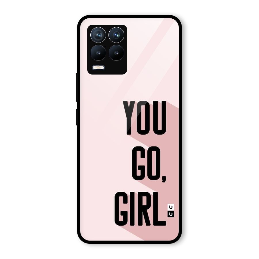 You Go Girl Shadow Glass Back Case for Realme 8 Pro