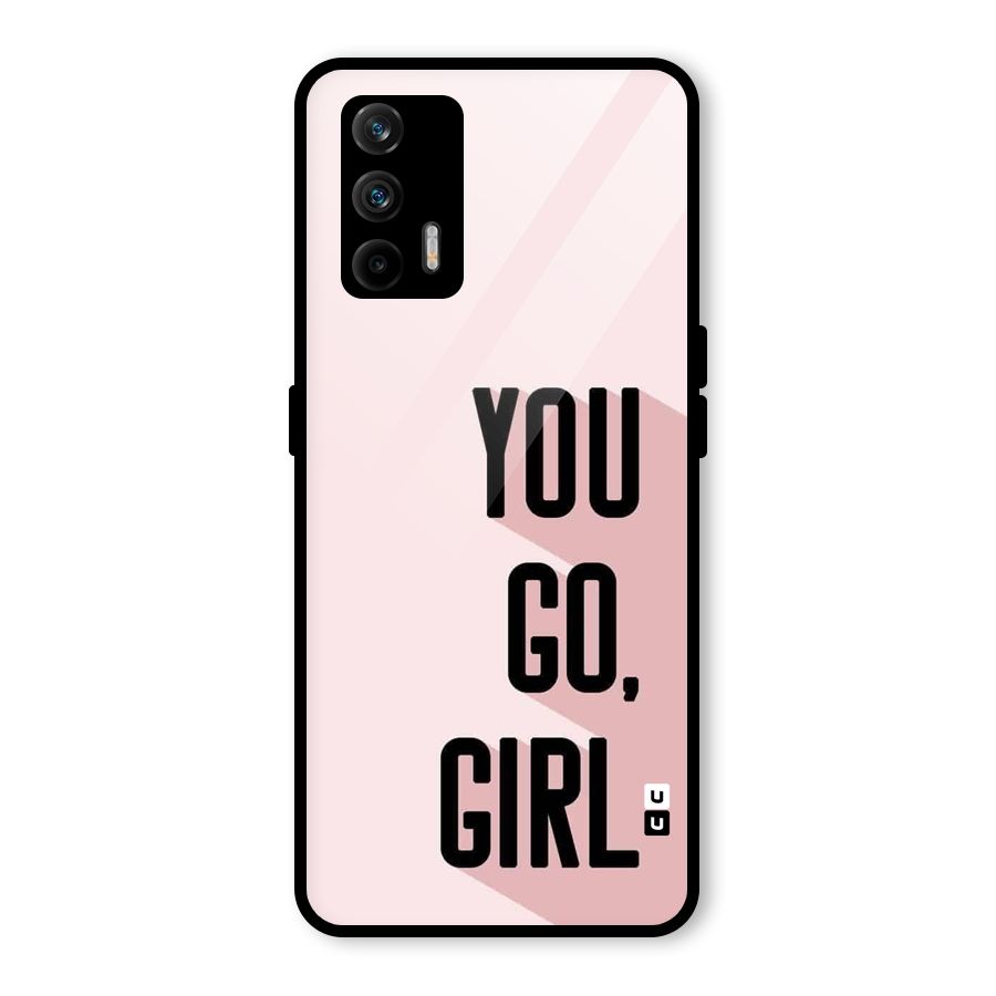 You Go Girl Shadow Glass Back Case for Realme GT 5G
