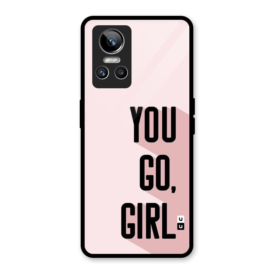 You Go Girl Shadow Glass Back Case for Realme GT Neo 3
