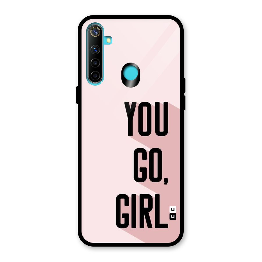 You Go Girl Shadow Glass Back Case for Realme Narzo 10
