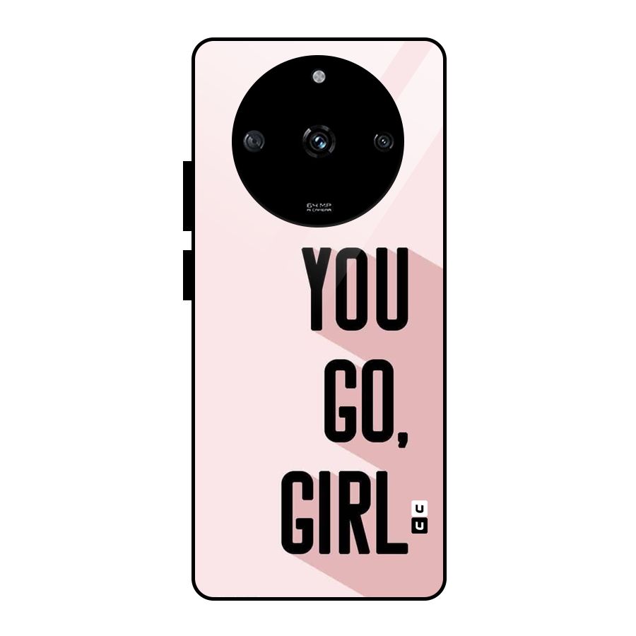 You Go Girl Shadow Glass Back Case for Realme Narzo 60 5G