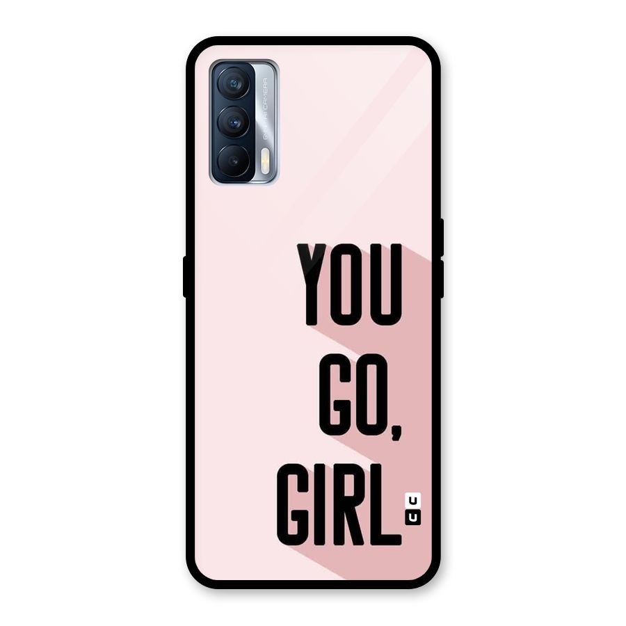You Go Girl Shadow Glass Back Case for Realme X7