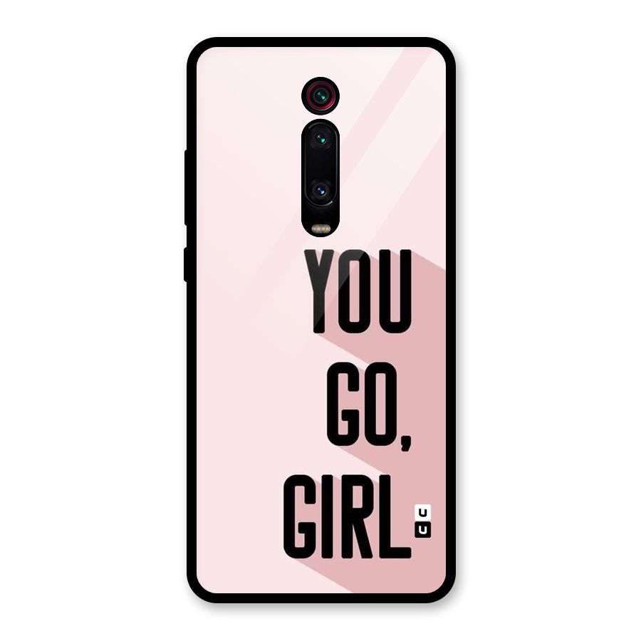 You Go Girl Shadow Glass Back Case for Redmi K20 Pro