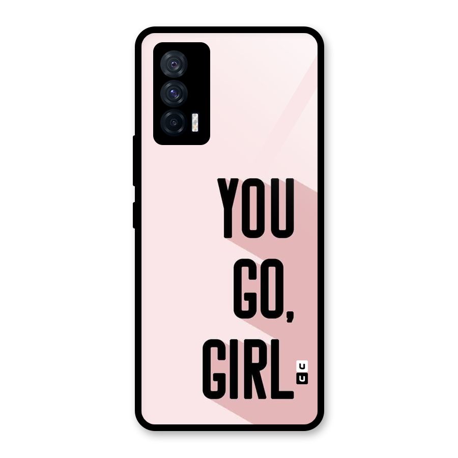 You Go Girl Shadow Glass Back Case for Vivo iQOO 7 5G