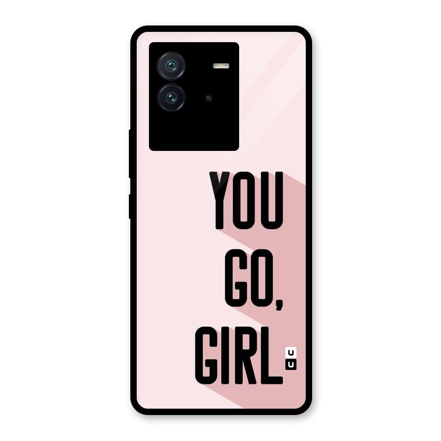 You Go Girl Shadow Glass Back Case for Vivo iQOO Neo 6 5G