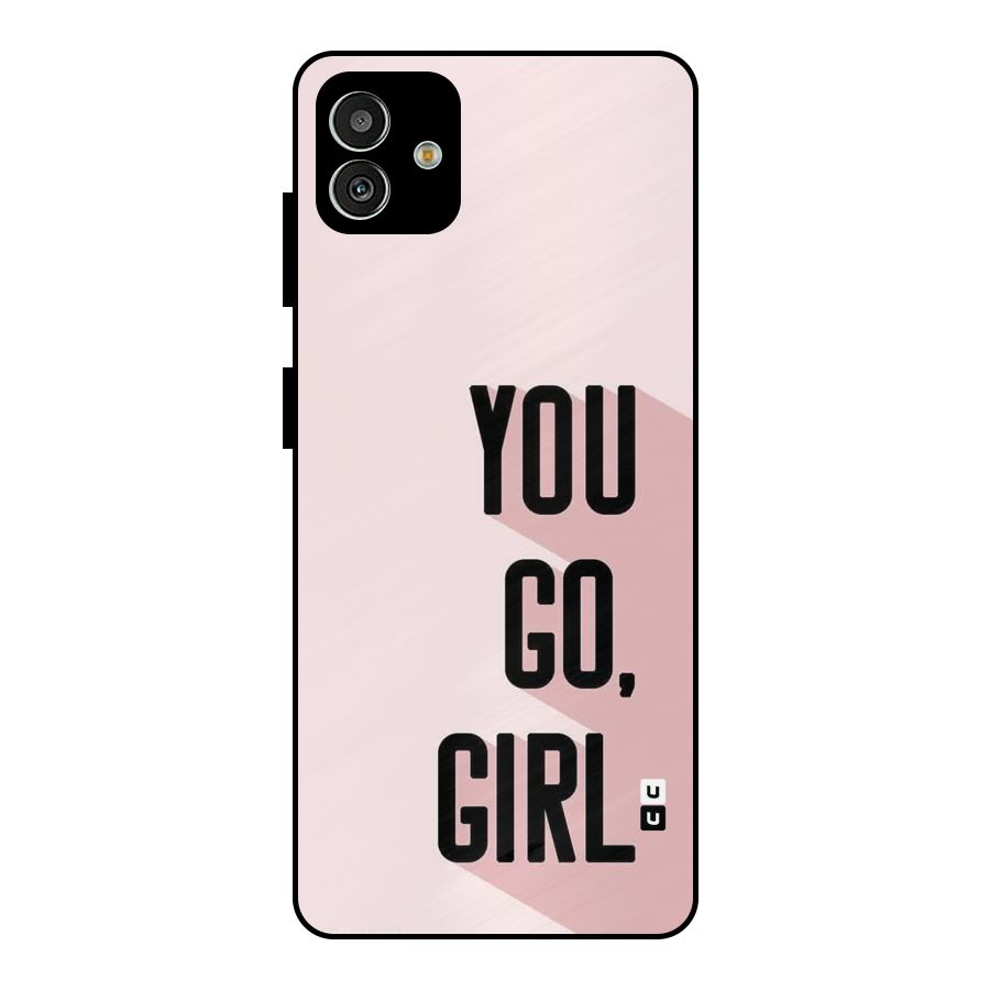 You Go Girl Shadow Metal Back Case for Galaxy M13 5G
