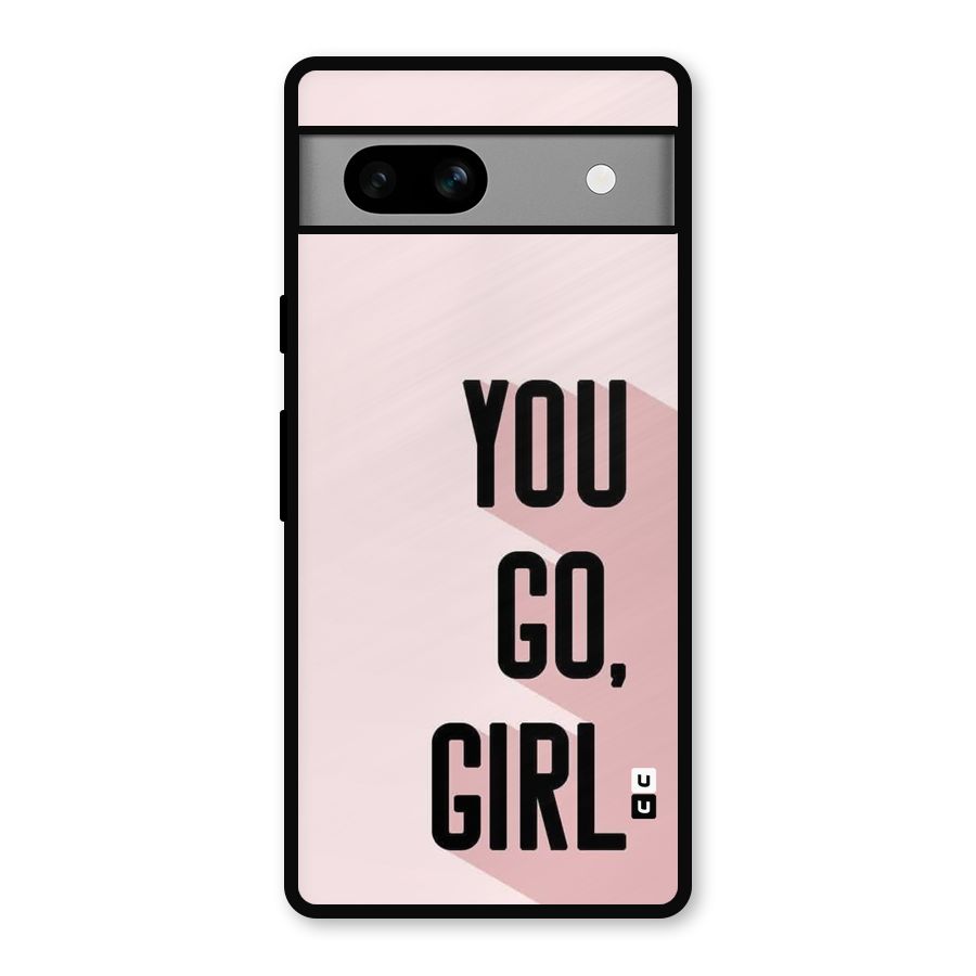 You Go Girl Shadow Metal Back Case for Google Pixel 7a