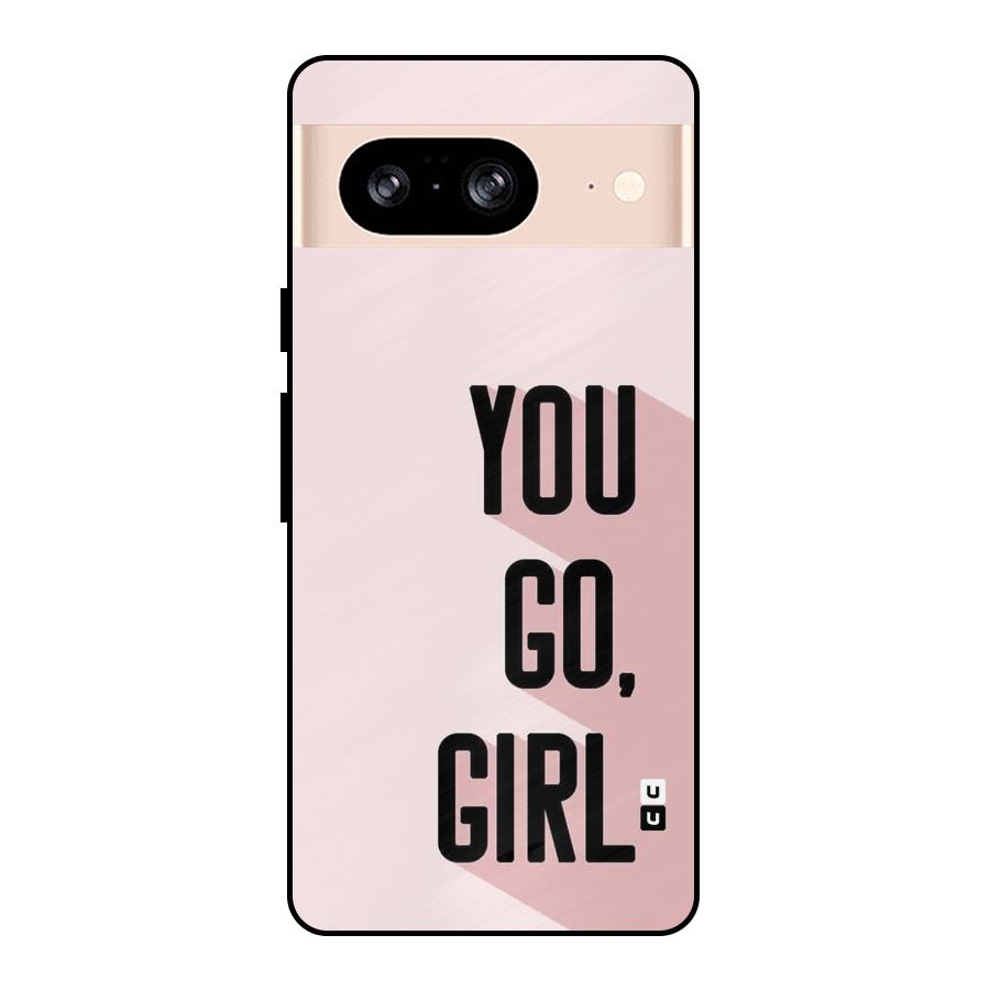 You Go Girl Shadow Metal Back Case for Google Pixel 8