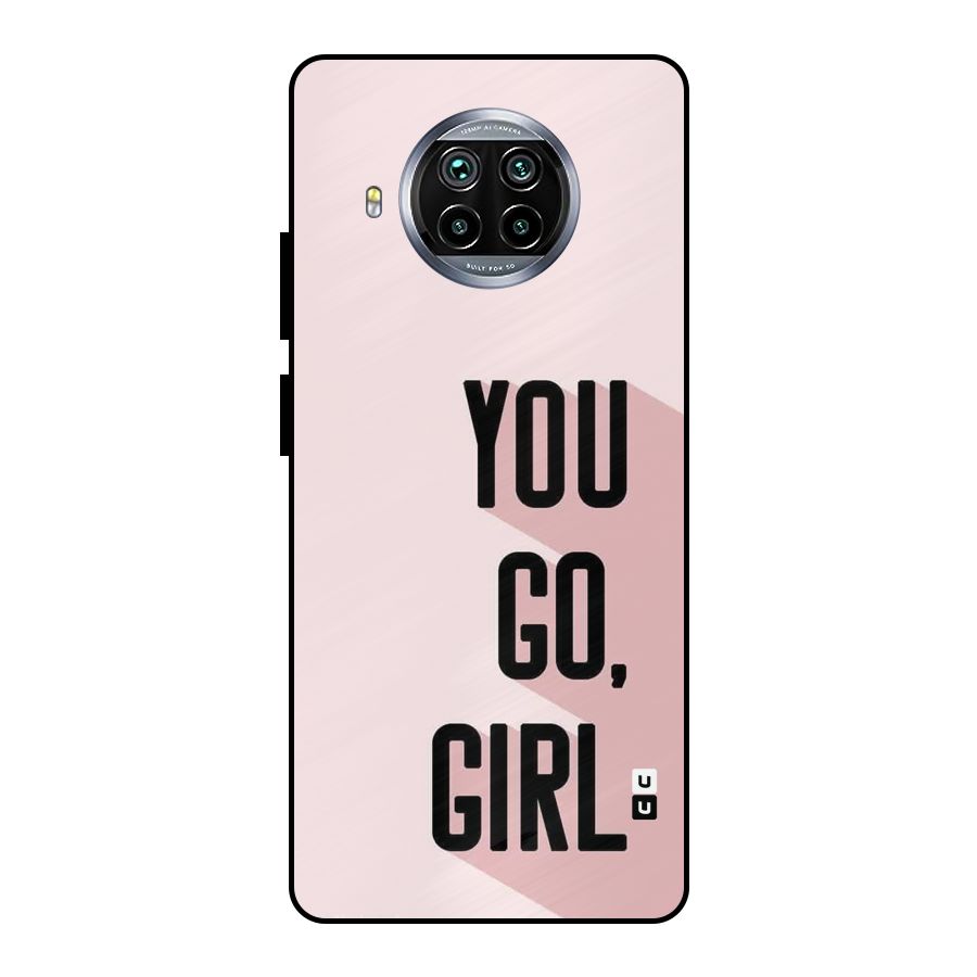 You Go Girl Shadow Metal Back Case for Mi 10i