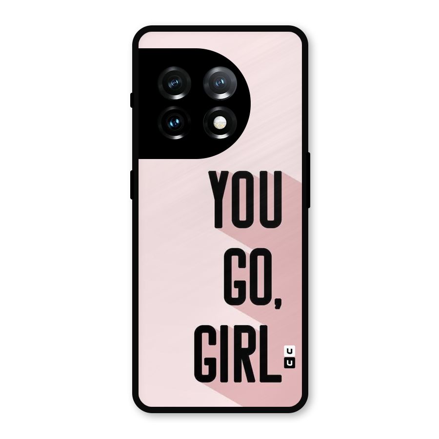 You Go Girl Shadow Metal Back Case for OnePlus 11