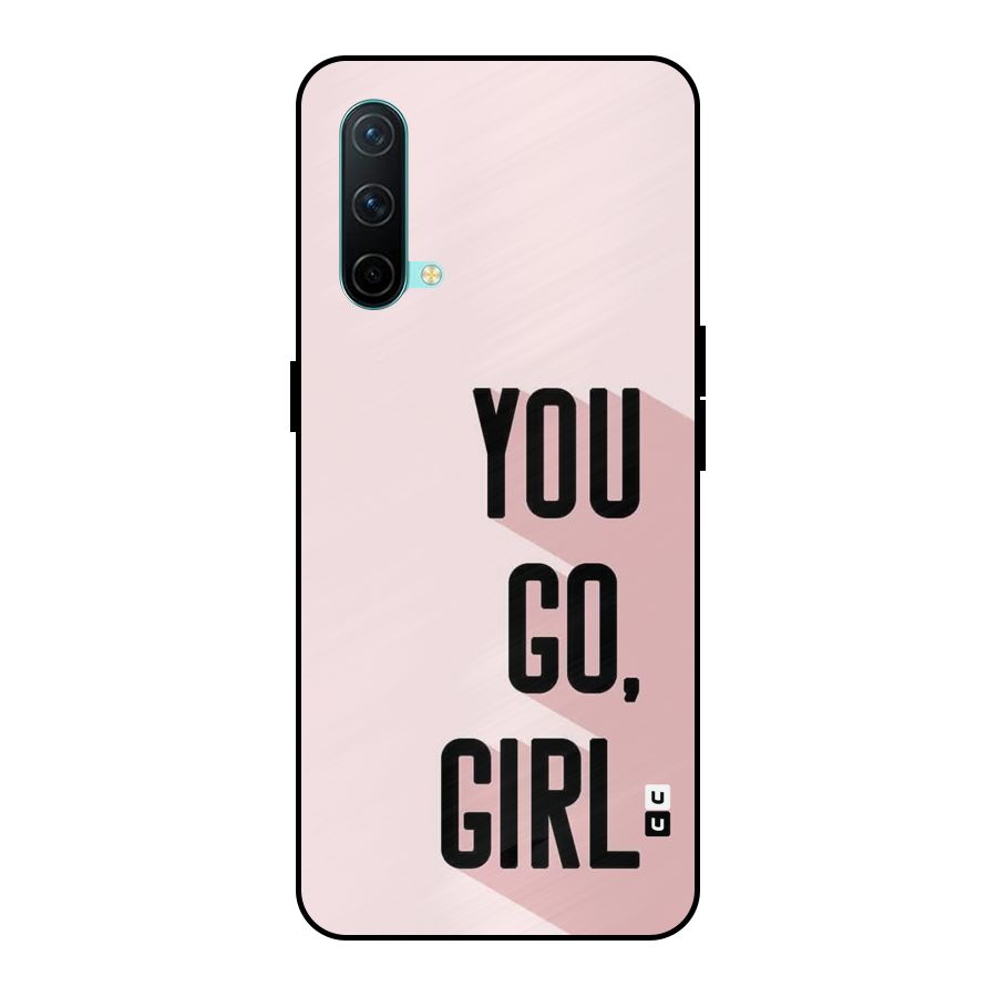 You Go Girl Shadow Metal Back Case for OnePlus Nord CE 5G