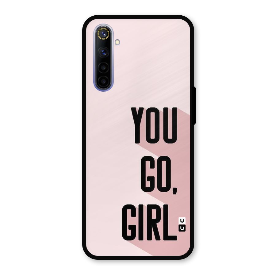You Go Girl Shadow Metal Back Case for Realme 6i