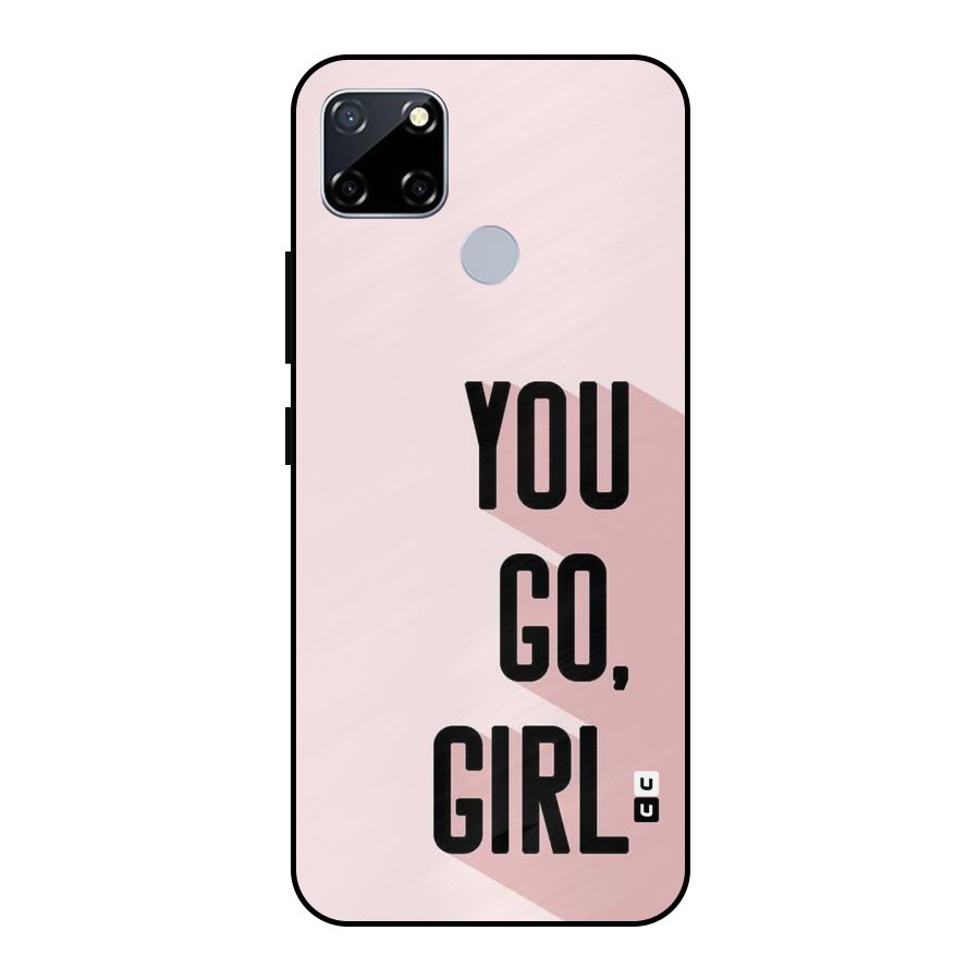 You Go Girl Shadow Metal Back Case for Realme Narzo 20
