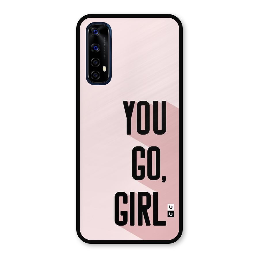 You Go Girl Shadow Metal Back Case for Realme Narzo 20 Pro