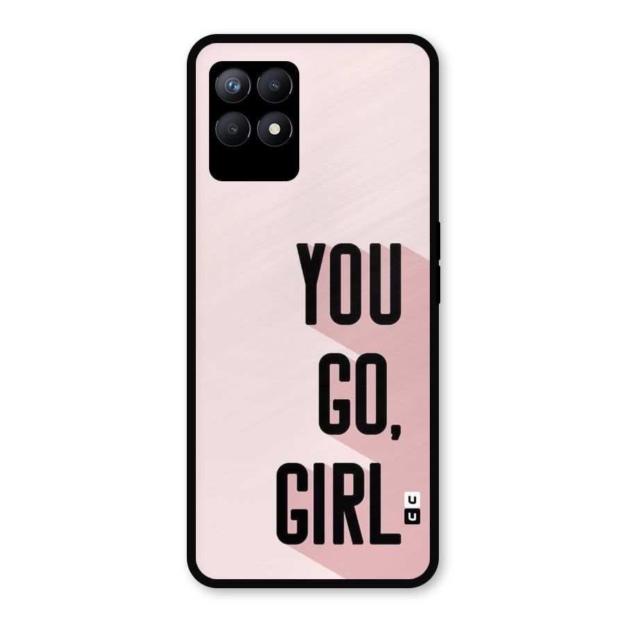 You Go Girl Shadow Metal Back Case for Realme Narzo 50