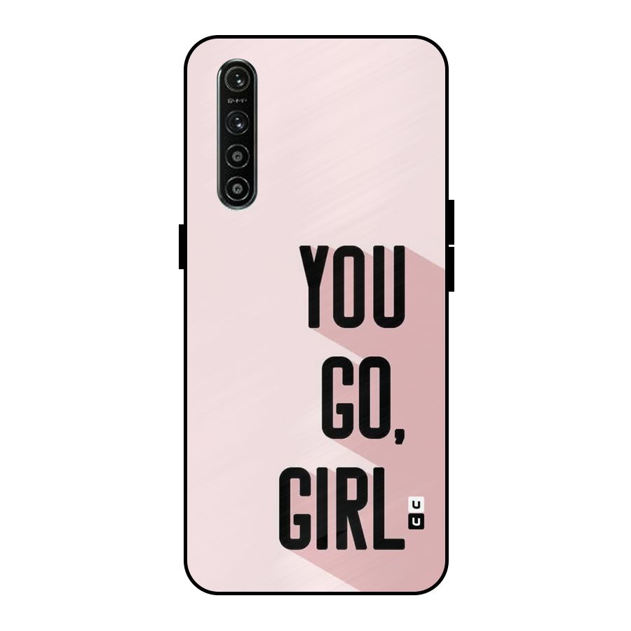You Go Girl Shadow Metal Back Case for Realme XT
