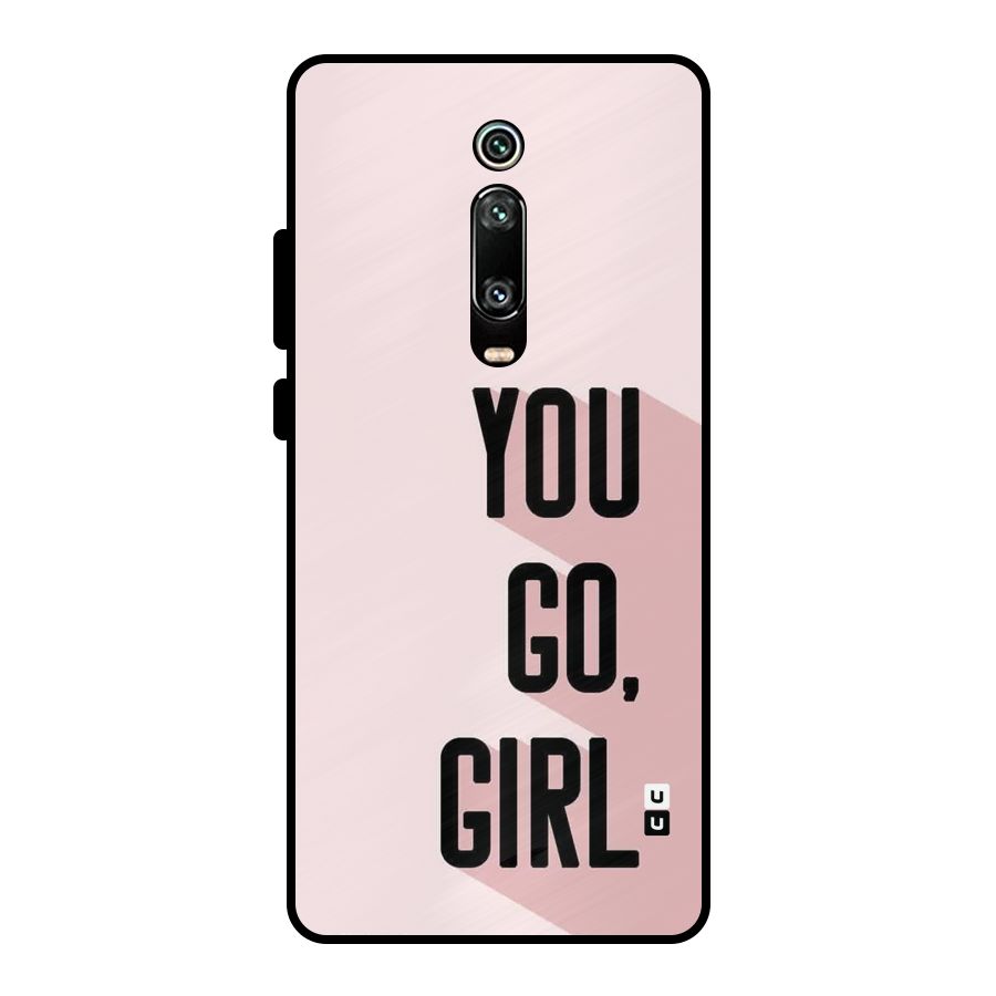 You Go Girl Shadow Metal Back Case for Redmi K20