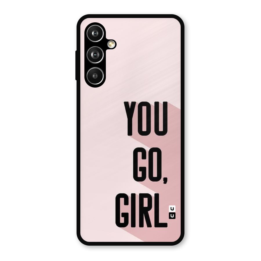 You Go Girl Shadow Metal Back Case for Samsung Galaxy M54