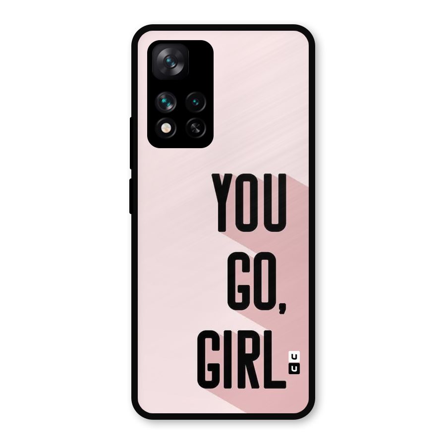 You Go Girl Shadow Metal Back Case for Xiaomi 11i 5G