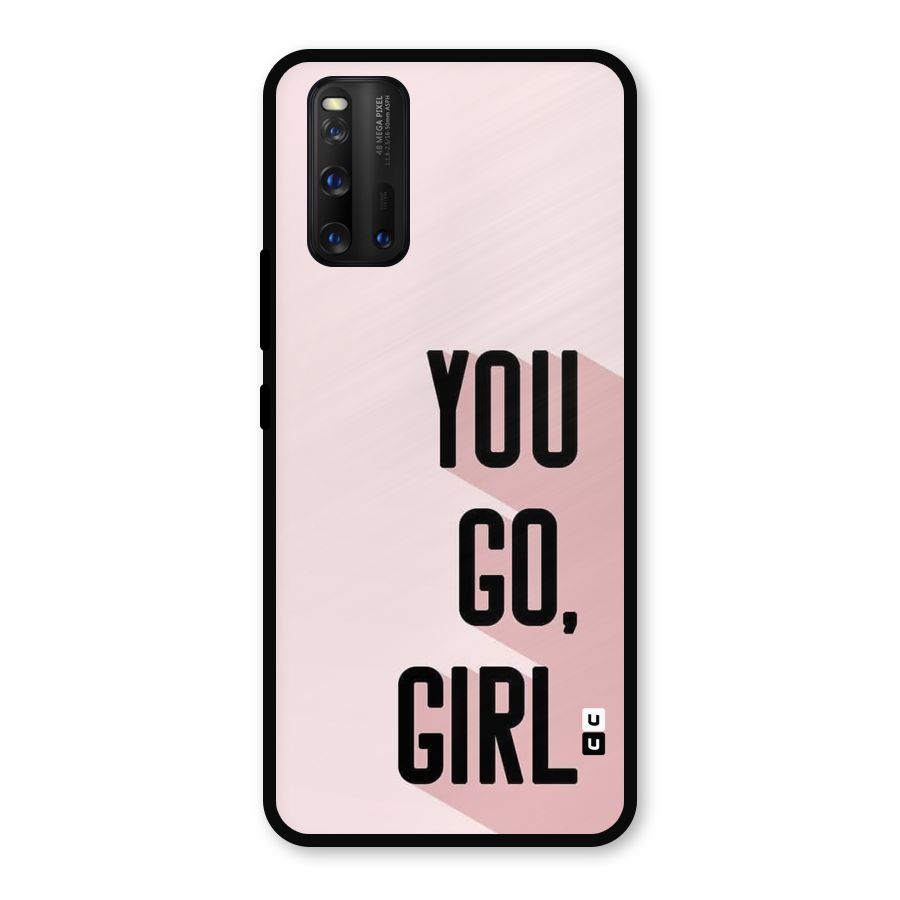 You Go Girl Shadow Metal Back Case for iQOO 3
