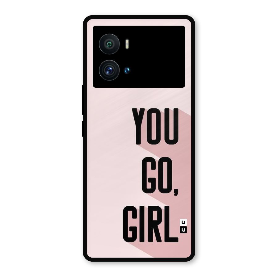 You Go Girl Shadow Metal Back Case for iQOO 9 Pro