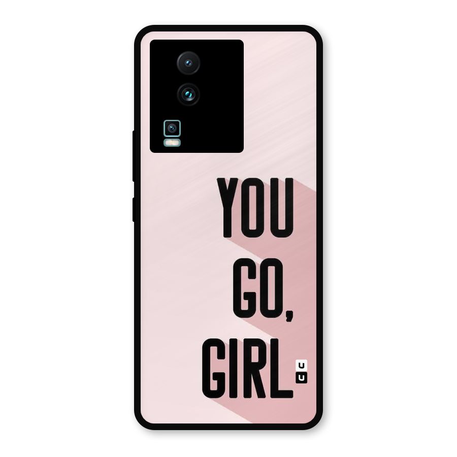 You Go Girl Shadow Metal Back Case for iQOO Neo 7