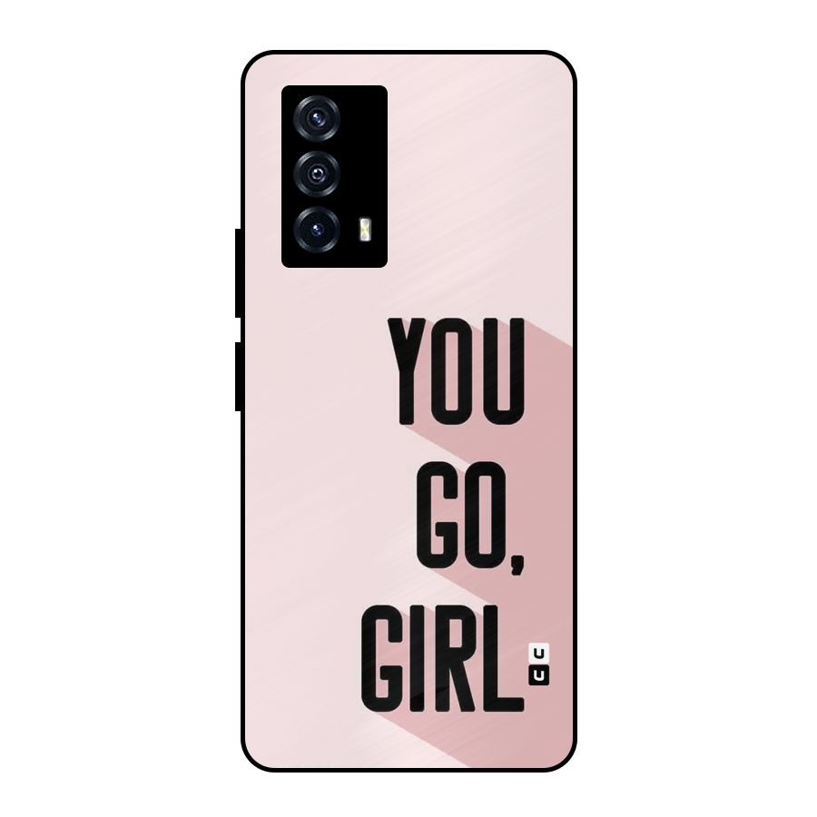 You Go Girl Shadow Metal Back Case for iQOO Z5