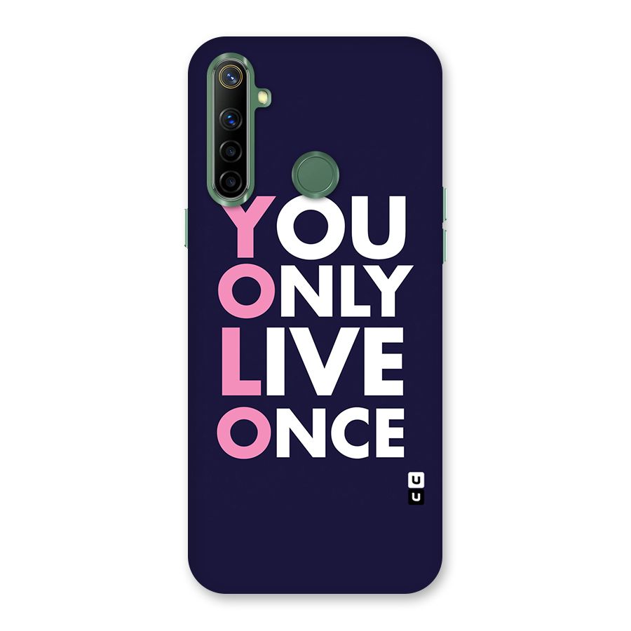 You Live Only Once Back Case for Realme Narzo 10