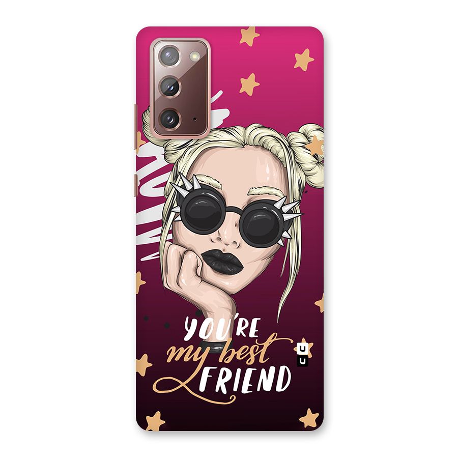 You My Best Friend Back Case for Galaxy Note 20