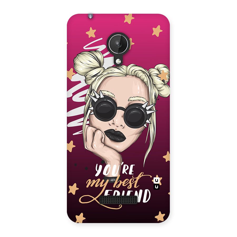 You My Best Friend Back Case for Micromax Canvas Spark Q380
