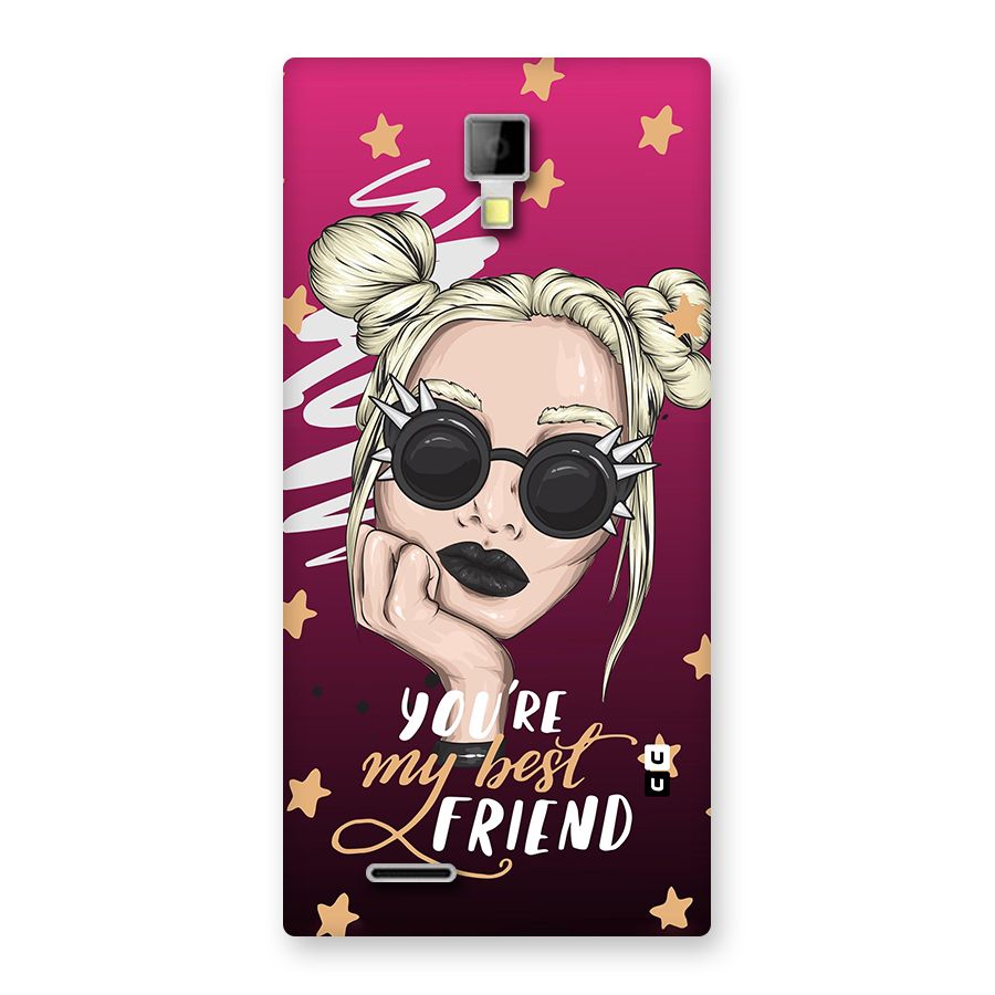 You My Best Friend Back Case for Micromax Canvas Xpress A99