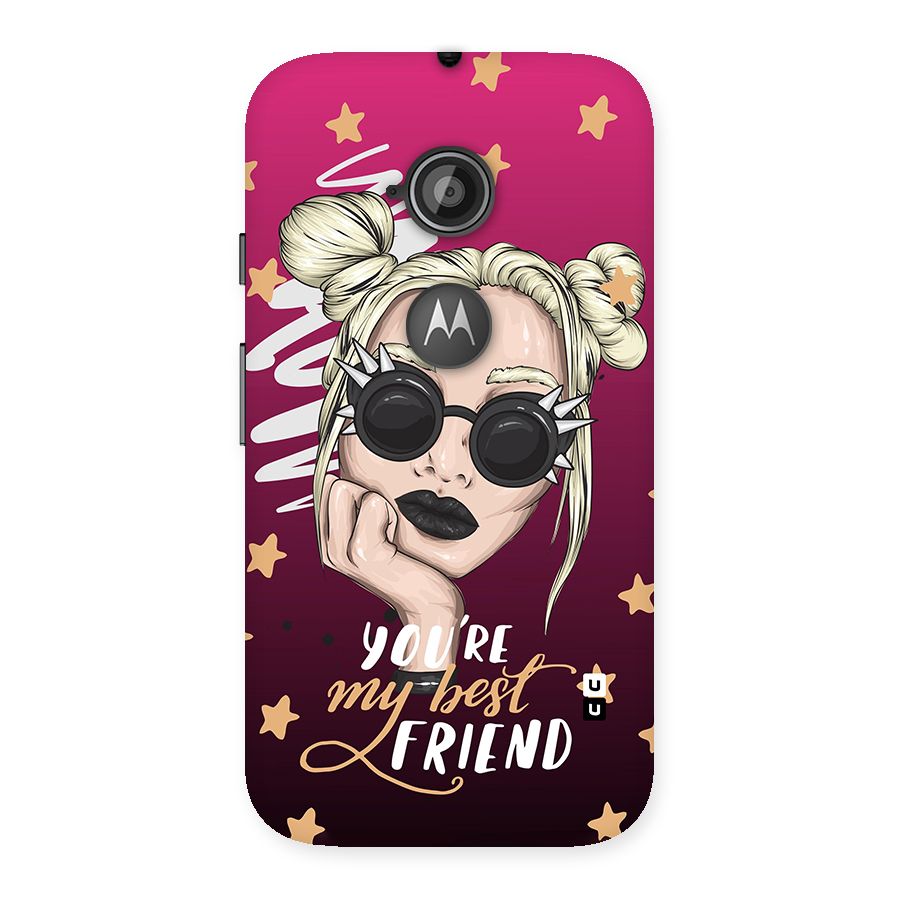 You My Best Friend Back Case for Moto E 2nd Gen