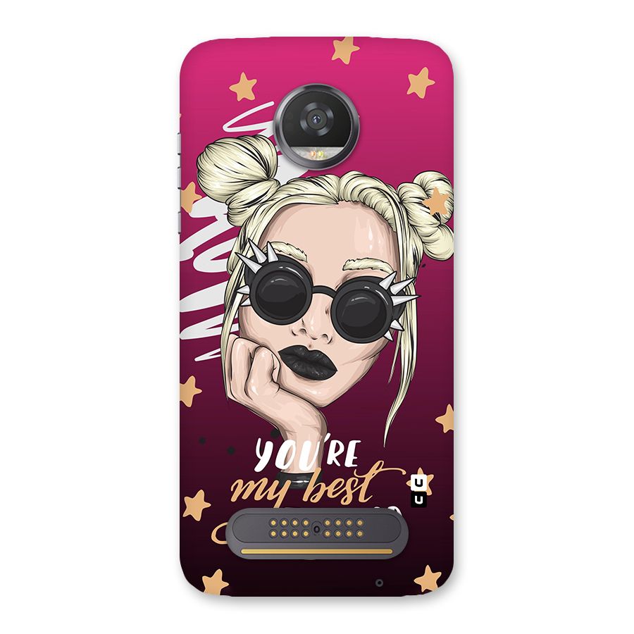 You My Best Friend Back Case for Moto Z2 Play
