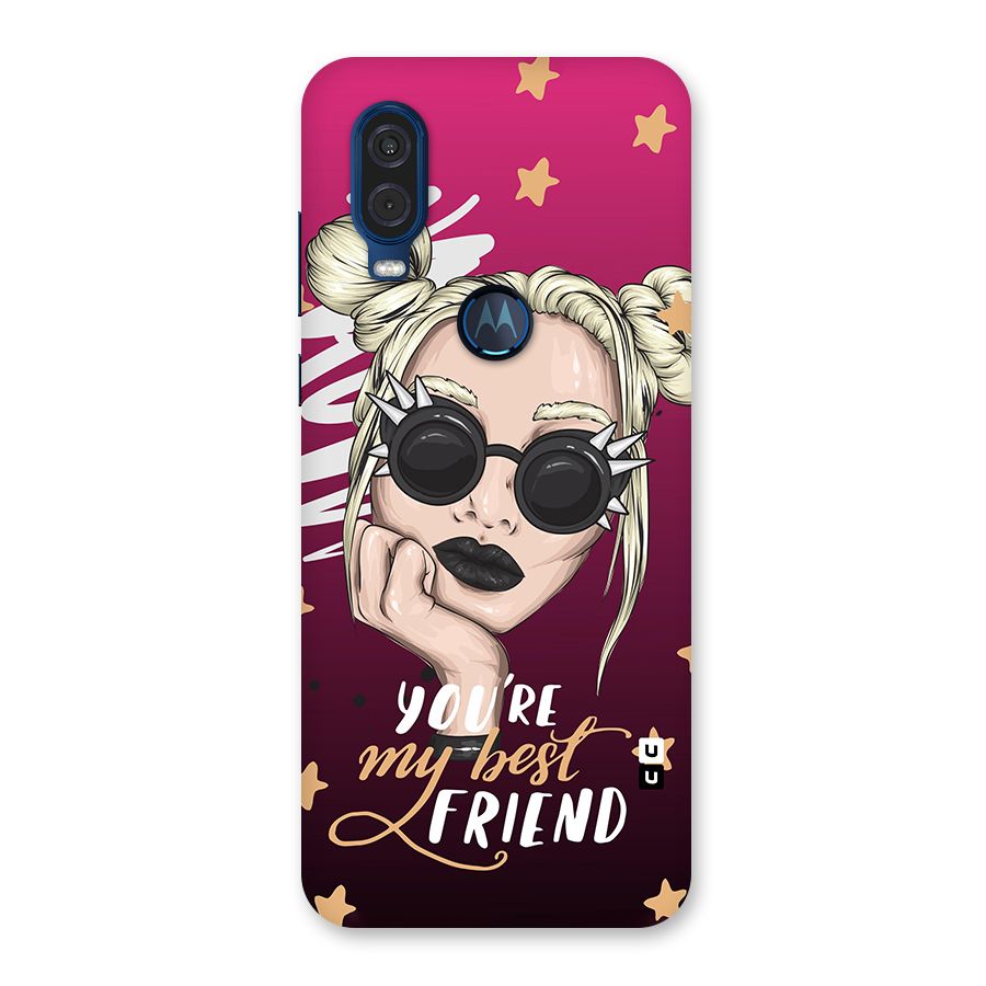 You My Best Friend Back Case for Motorola One Vision