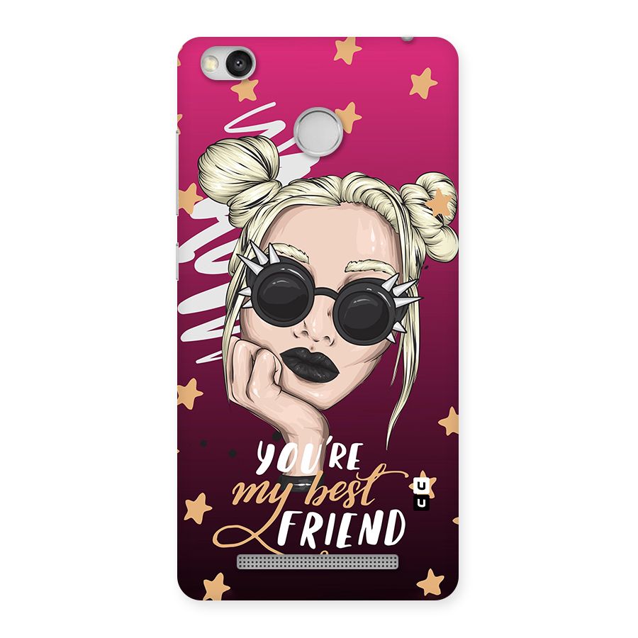You My Best Friend Back Case for Redmi 3S Prime