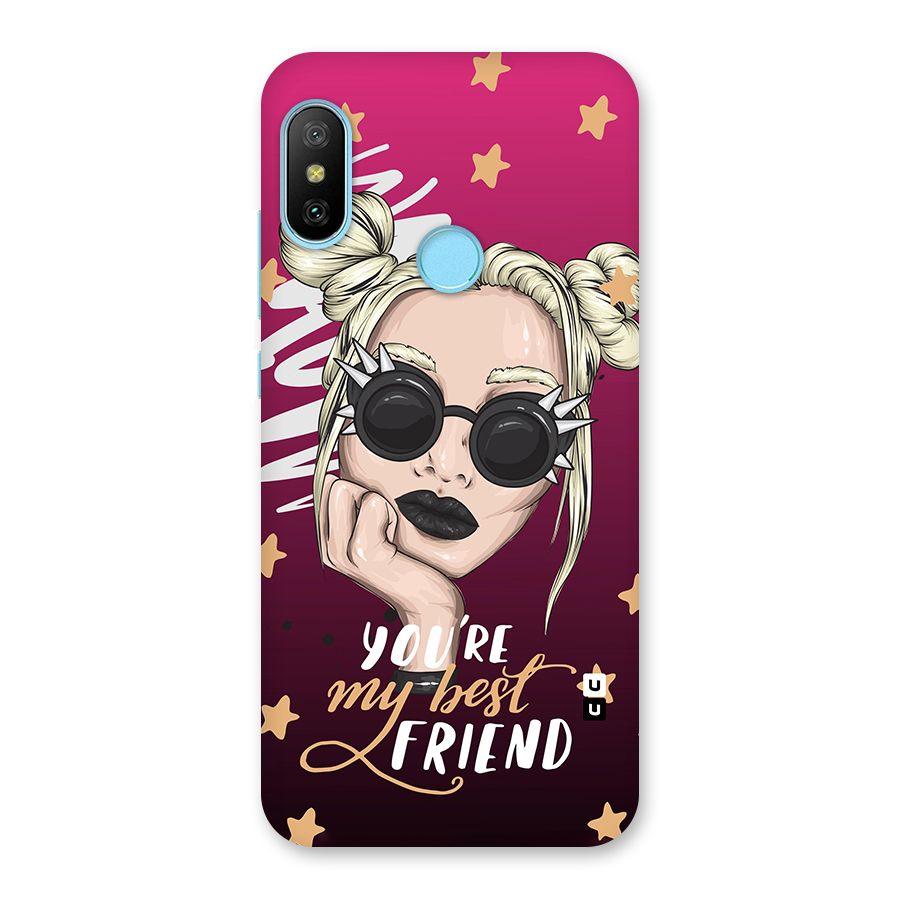 You My Best Friend Back Case for Redmi 6 Pro