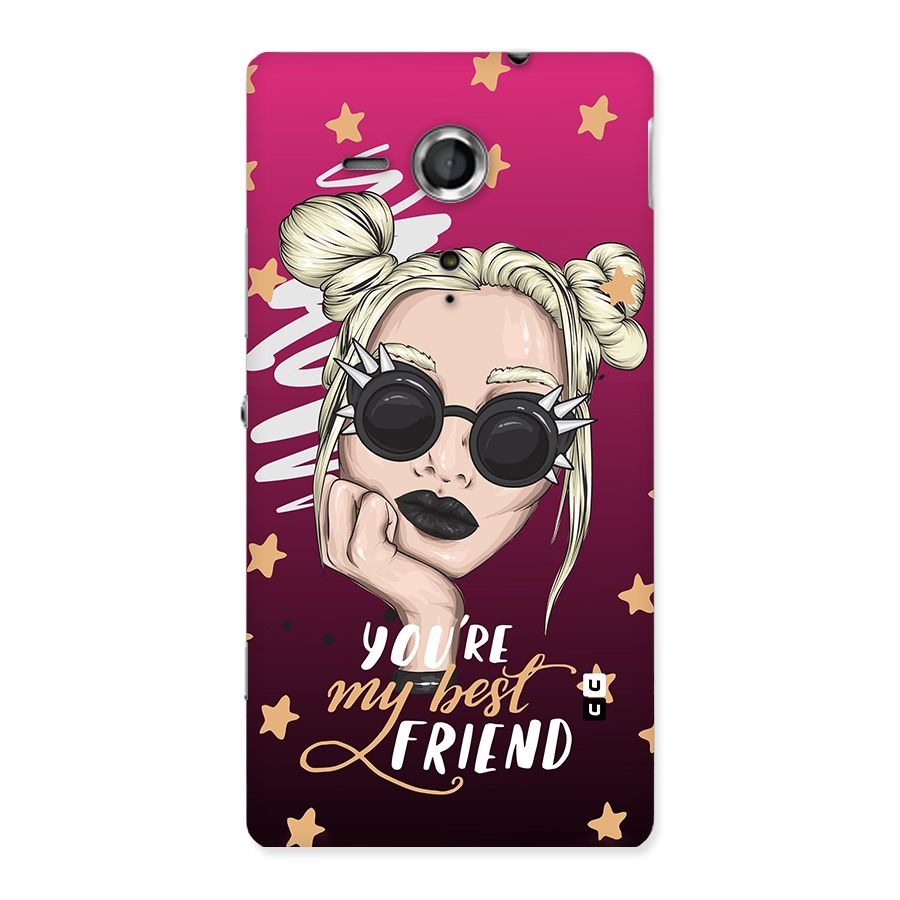You My Best Friend Back Case for Sony Xperia SP